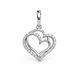 Підвіска срібна Серце з фіанітом Silver Style (41361.12 sku:2300103129089) 41361.12 фото 2