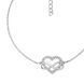 Браслет серебряный Сердце с фианитами Silver Style (80771.10 sku:2300103992164) 80771.10 фото 3