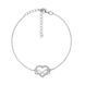 Браслет серебряный Сердце с фианитами Silver Style (80771.10 sku:2300103992164) 80771.10 фото 1