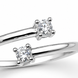 Каблучка срібна фантазія з фіанітами Silver Style 17 р. (11671.30 sku:2300103899234) 11671.30 фото 2