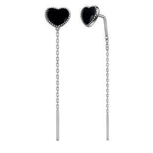 Сережки-протяжки срібні з емаллю Silver Style (329321.00 sku:2300104233938) 329321.00 фото