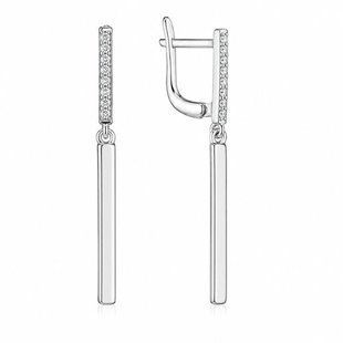 Серьги серебряные Фантазия с фианитами Silver Style (25901.17 sku:2300104354725) 25901.17 фото