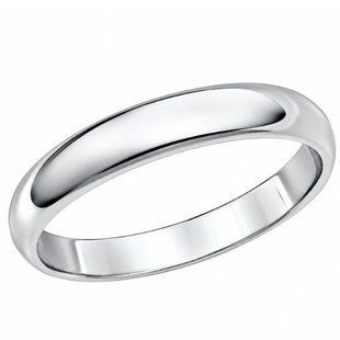 Кольцо серебряное обручальное Silver Style 18 р. (11240.00 sku:2300103861668) 11240.00 фото