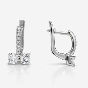 Серьги серебряные Фантазия с фианитами Silver Style (24471.44 sku:2300104270919) 24471.44 фото