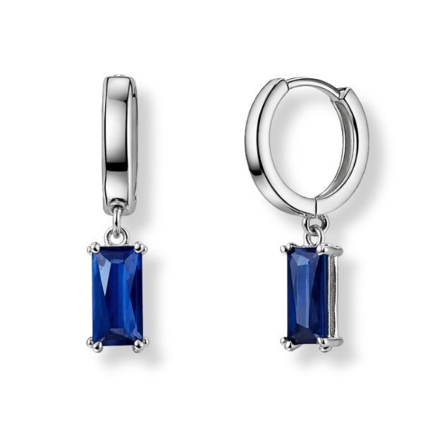 Серьги-кольца (конго) серебряные Фантазия с фианитами Silver Style (24705.48 sku:2300103821372) 24705.48 фото