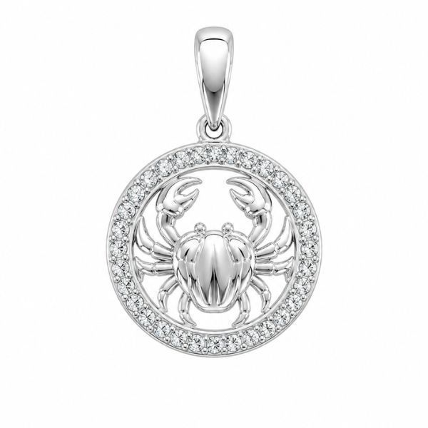 Подвес серебряный Зодиак с фианитами Silver Style (43141.10 sku:2300104371807) 43141.10 фото