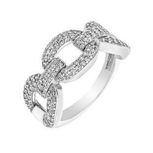Кольцо серебряное фантазия с россыпью Silver Style 16.5 р. (D4080A0154 R14 sku:2300101088333) D4080A0154 R14 фото