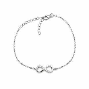 Браслет серебряный Бесконечность с фианитами Silver Style 16-20 р. (81271.15 sku:2300104208394) 81271.15 фото