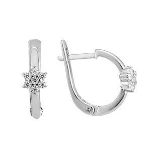 Серьги серебряные с фианитами Silver Style (21091.15 sku:2300103848379) 21091.15 фото