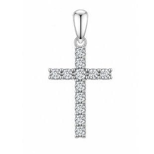Хрестик срібний з фіанітами Silver Style (41591.30 sku:2300104157357) 41591.30 фото