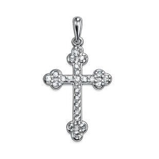 Хрестик срібний з фіанітами Silver Style (41261.15 sku:2300104046217) 41261.15 фото