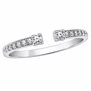Каблучка срібна фантазія з фіанітами Silver Style 17 р. (11491.25 sku:2300104065249) 11491.25 фото