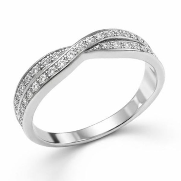 Кольцо серебряное фантазия с фианитами Silver Style 19 р. (10921.12 sku:2300102634270) 10921.12 фото