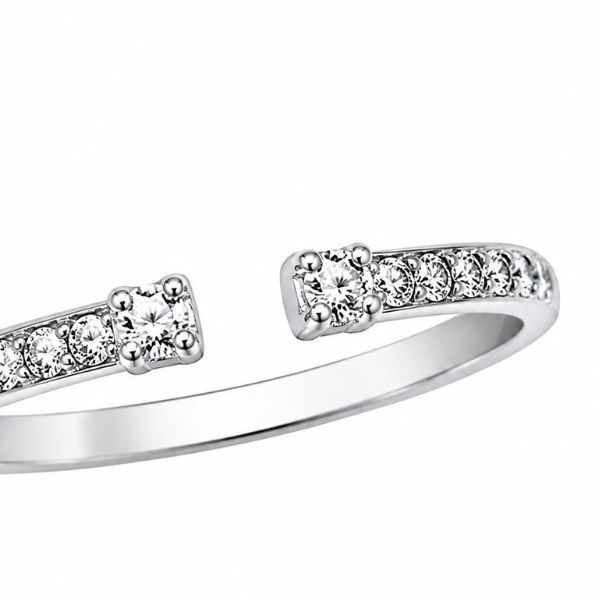 Кольцо серебряное фантазия с фианитами Silver Style 17 р. (11491.25 sku:2300104065249) 11491.25 фото