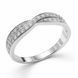 Кольцо серебряное фантазия с фианитами Silver Style 19 р. (10921.12 sku:2300102634270) 10921.12 фото 2