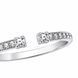Кольцо серебряное фантазия с фианитами Silver Style 17 р. (11491.25 sku:2300104065249) 11491.25 фото 2