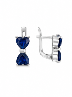 Серьги серебряные Фантазия с фианитами Silver Style (24905.55 sku:2300104293970) 24905.55 фото