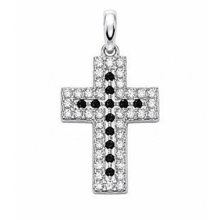 Хрестик срібний з фіанітами Silver Style (41583.17 sku:2300103801756) 41583.17 фото