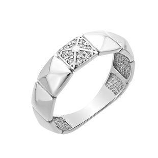 Кольцо серебряное фантазия с россыпью Silver Style 16 р. (КВ2657 sku:4443006578900) КВ2657 фото