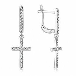 Сережки срібні Фантазія з фіанітами Silver Style (25931.17 sku:2300104353827) 25931.17 фото