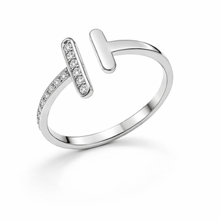 Кольцо серебряное фантазия с фианитами Silver Style 17.5 р. (11501.12 sku:2300103857951) 11501.12 фото