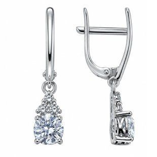 Серьги серебряные Фантазия с фианитами Silver Style (21741.60 sku:2300104195229) 21741.60 фото
