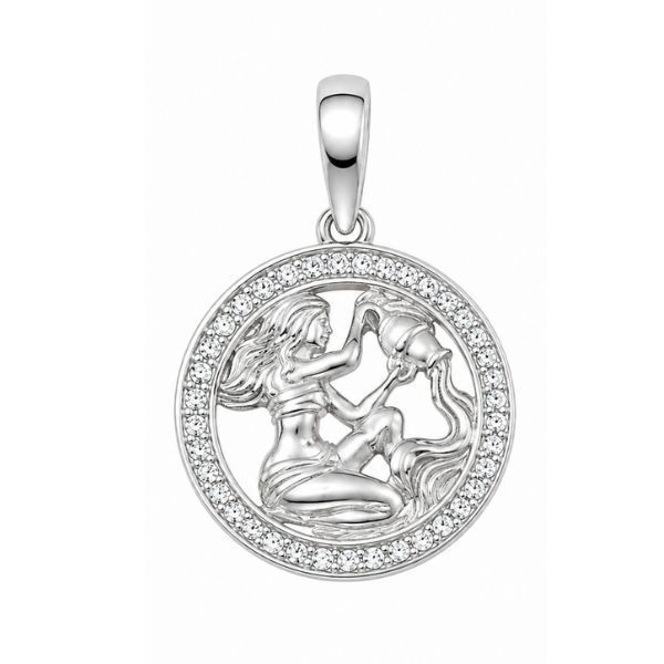 Підвіска срібна Зодіак з фіанітами Silver Style (43171.10 sku:2300104372538) 43171.10 фото