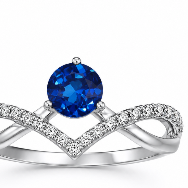 Кольцо серебряное фантазия с фианитами Silver Style 16 р. (10406.50 sku:2300103826971) 10406.50 фото