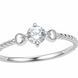 Кольцо серебряное с фианитом Silver Style 17 р. (11751.25 sku:2300103896103) 11751.25 фото 2