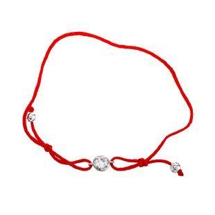 Браслет на нити шамбола с фианитом Silver Style (4133-к sku:2300103738540) 4133-к фото