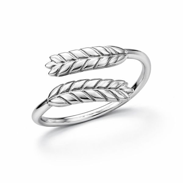 Кольцо серебряное Колосок без камней Silver Style 17.5 р. (11600.00 sku:2300103840496) 11600.00 фото