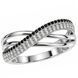 Каблучка срібна фантазія з фіанітами Silver Style 17.5 р. (10153.10 sku:2300104412067) 10153.10 фото 1