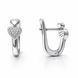 Серьги серебряные Фантазия с фианитами Silver Style (24601.12 sku:2300103947485) 24601.12 фото 1