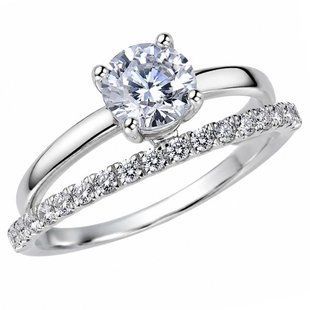 Каблучка срібна з фіанітами Silver Style 18 р. (10871.50 sku:2300103651290) 10871.50 фото