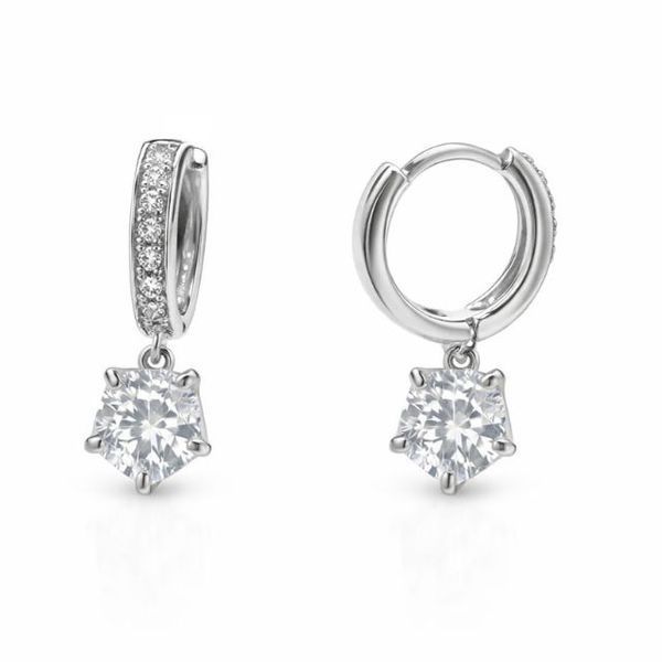 Серьги-кольца (конго) серебряные с фианитами Silver Style (25551.60 sku:2300104193294) 25551.60 фото