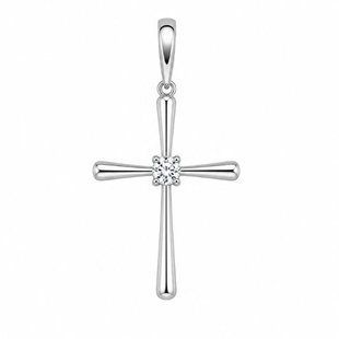 Хрестик срібний з фіанітами Silver Style (42671.30 sku:2300104334680) 42671.30 фото