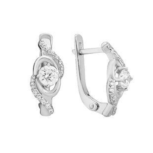 Серьги серебряные фантазия с россыпью Silver Style (20491.40 sku:2300103031887) 20491.40 фото