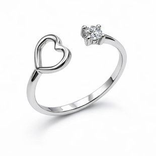 Кольцо серебряное фантазия с фианитами Silver Style 17.5 р. (11631.30 sku:2300103835867) 11631.30 фото