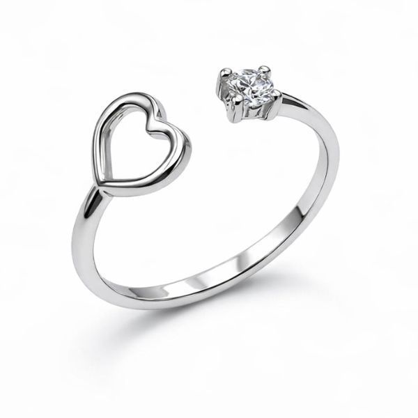 Кольцо серебряное фантазия с фианитами Silver Style 17.5 р. (11631.30 sku:2300103835867) 11631.30 фото