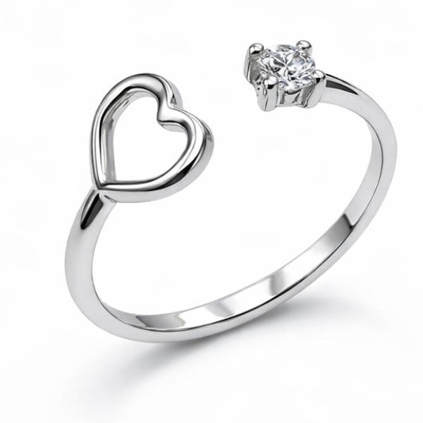 Кольцо серебряное фантазия с фианитами Silver Style 17.5 р. (11631.30 sku:2300103835867) 11631.30 фото
