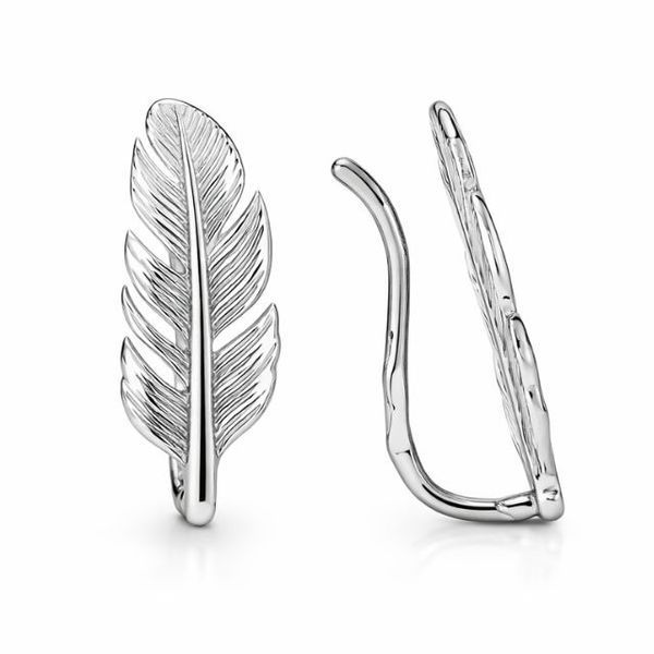 Серьги-каффы серебряные Фантазия без камней Silver Style (25570.00 sku:2300104236601) 25570.00 фото