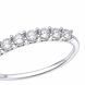 Кольцо серебряное дорожка с фианитами Silver Style 17.5 р. (11041.30 sku:2300103962730) 11041.30 фото 2