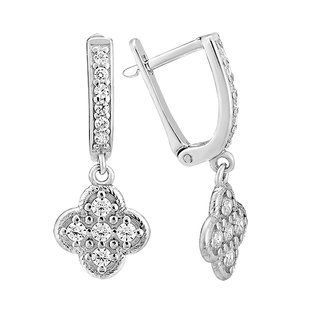 Серьги серебряные фантазия с россыпью Silver Style (21531.20 sku:2300103862474) 21531.20 фото