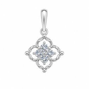 Подвес серебряный фантазия с фианитами Silver Style (41301.25 sku:2300104293017) 41301.25 фото
