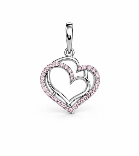 Підвіска срібна Серце з фіанітом Silver Style (413612.12 sku:2300103752089) 413612.12 фото
