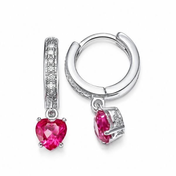 Серьги-кольца (конго) серебряные с фианитами Silver Style (249118.55 sku:2300104294106) 249118.55 фото
