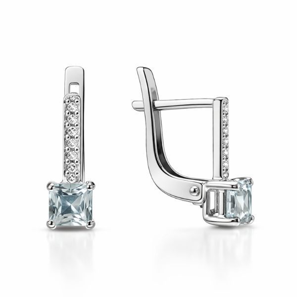 Сережки срібні Фантазія з фіанітами Silver Style (24126.44 sku:2300103915880) 24126.44 фото