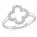 Каблучка срібна фантазія з фіанітами Silver Style 17 р. (11481.10 sku:2300103829729) 11481.10 фото 1