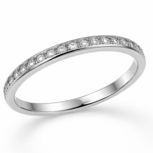 Каблучка срібна доріжка з фіанітами Silver Style 17.5 р. (10091.12 sku:2300104187323) 10091.12 фото