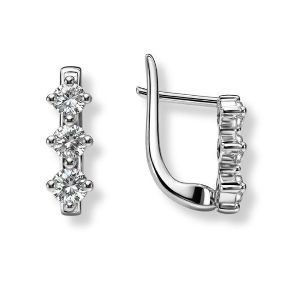 Сережки срібні Фантазія з фіанітами Silver Style (25421.30 sku:2300104168049) 25421.30 фото